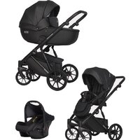 Универсальная коляска Riko Basic Montana Ecco (3 в 1, 12/черный) — Chaika Market