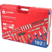 Универсальный набор инструментов Мастак 01-192C (192 предмета) - Изображение №7 — Chaika Market