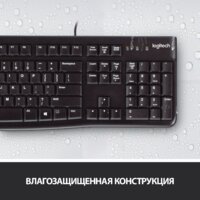 Клавиатура Logitech K120 920-002501 (нет кириллицы) - Изображение №5 — Chaika Market
