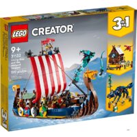 Конструктор LEGO Creator 31132 Корабль викингов и Змей Мидгарда — Chaika Market