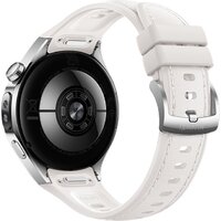 Умные часы Huawei Watch 5 42 мм (серебристый, с белым силиконовым ремешком, международная версия) - Изображение №2 — Chaika Market