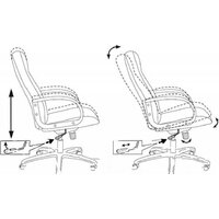 Офисное кресло Бюрократ T-898AXSN (слоновая кость Or-10) - Изображение №6 — Chaika Market