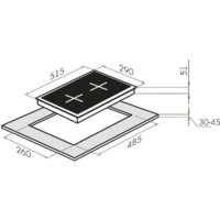 Варочная панель HOMSair HGE323GCBK - Изображение №2 — Chaika Market