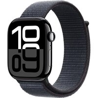 Умные часы Apple Watch Series 10 46 мм (алюминиевый корпус, черный/темно-серый, нейлоновый ремешок) — Chaika Market
