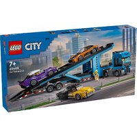 Конструктор LEGO City 60408 Грузовик-автовоз со спортивными автомобилями — Chaika Market