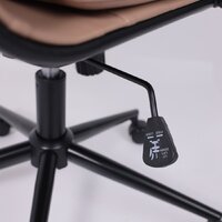 Офисное кресло AksHome Indigo LB (кофейный/черный) - Изображение №15 — Chaika Market