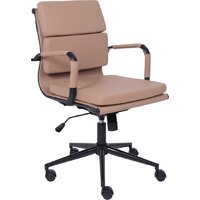 Офисное кресло AksHome Indigo LB (кофейный/черный) — Chaika Market