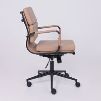 Офисное кресло AksHome Indigo LB (кофейный/черный) - Изображение №5 — Chaika Market