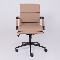 Офисное кресло AksHome Indigo LB (кофейный/черный) - Изображение №2 — Chaika Market