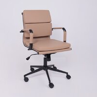 Офисное кресло AksHome Indigo LB (кофейный/черный) - Изображение №4 — Chaika Market