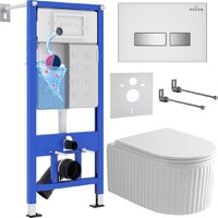 Унитаз подвесной Roxen StounFix Dual Fresh 968291 — Chaika Market