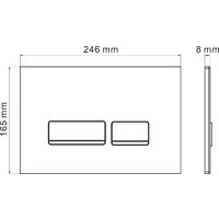 Унитаз подвесной Roxen StounFix Dual Fresh 968291 - Изображение №17 — Chaika Market