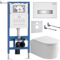 Унитаз подвесной Roxen StounFix Dual Fresh 968291 - Изображение №2 — Chaika Market