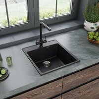 Кухонная мойка MAUNFELD Perla 460 MFQS-460B - Изображение №2 — Chaika Market