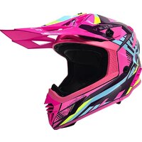 Мотошлем AIM RH855 Fiber Glass Vexo RH855V-BPP-XXXL (XXXL, фиолетовый/розовый) — Chaika Market