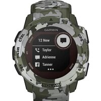 Умные часы Garmin Instinct Solar Camo Edition (лишайник) - Изображение №7 — Chaika Market
