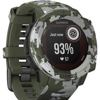 Умные часы Garmin Instinct Solar Camo Edition (лишайник) - Изображение №2 — Chaika Market