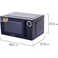 Микроволновая печь BRASSON MW2390D-6BL - Изображение №4 — Chaika Market