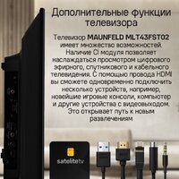 Телевизор MAUNFELD MLT43FST02 - Изображение №17 — Chaika Market