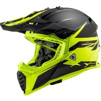 Мотошлем LS2 MX1299 (MX437) Fast Evo Roar (L, черный/зеленый) - Изображение №5 — Chaika Market