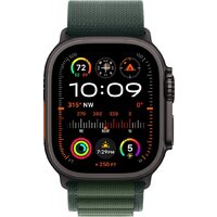 Умные часы Apple Watch Ultra 2 LTE 49 мм (титановый корпус, черный/темно-зеленый, ремешок из полиэстера S) - Изображение №2 — Chaika Market