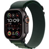 Умные часы Apple Watch Ultra 2 LTE 49 мм (титановый корпус, черный/темно-зеленый, ремешок из полиэстера S) — Chaika Market