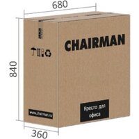 Игровое (геймерское) кресло CHAIRMAN CH31 (ткань, темно-серый/желтый кант) - Изображение №7 — Chaika Market