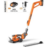 Кусторез + ножницы Daewoo Power DAHT 2521Li Full Set (с 1-им АКБ) — Chaika Market