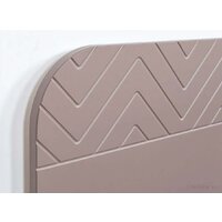 Кровать Mobi Амьен 11.44 160x200 (белый PE шагрень/веллюто капучино AG 707 ПВХ) - Изображение №4 — Chaika Market