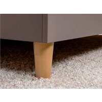 Кровать Mobi Амьен 11.44 160x200 (белый PE шагрень/веллюто капучино AG 707 ПВХ) - Изображение №3 — Chaika Market