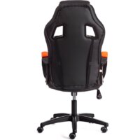 Игровое (геймерское) кресло TetChair Driver (иск.кожа/ткань, черный/оранжевый) - Изображение №4 — Chaika Market