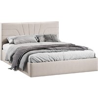 Кровать Трия Пандора с ПМ и заглушиной 160x200 Тип 1 (велюр мокко светлый) — Chaika Market