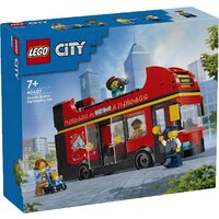 Конструктор LEGO City 60407 Красный двухэтажный экскурсионный автобус — Chaika Market