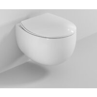 Унитаз подвесной Roxen Egg в комплекте с инсталляцией StounFix Dual Fresh 6 в 1 964237 (кнопка: оружейная сталь) - Изображение №8 — Chaika Market