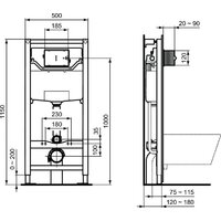Унитаз подвесной Saniteco KW-9010W + R020467 + R0121A6 - Изображение №29 — Chaika Market
