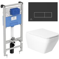 Унитаз подвесной Saniteco KW-9010W + R020467 + R0121A6 - Изображение №8 — Chaika Market