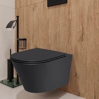 Унитаз подвесной Lauter Longer 2110822 (черный) - Изображение №5 — Chaika Market