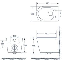 Унитаз подвесной Lauter Longer 2110822 (черный) - Изображение №7 — Chaika Market