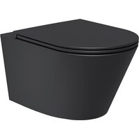 Унитаз подвесной Lauter Longer 2110822 (черный) - Изображение №6 — Chaika Market