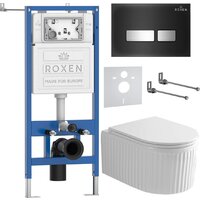 Унитаз подвесной Roxen StounFix Dual Fresh 968297 - Изображение №2 — Chaika Market