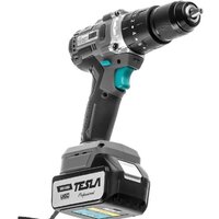Дрель-шуруповерт Tesla TCD18HD 840374 (с 2-мя АКБ, кейс) - Изображение №4 — Chaika Market