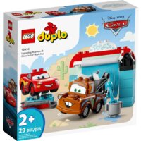 Конструктор LEGO DUPLO Disney 10996 Развлечение на автомойке Молнии Маккуина и Мэтра — Chaika Market