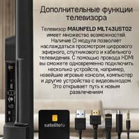 Телевизор MAUNFELD MLT43UST02 - Изображение №18 — Chaika Market
