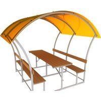 Беседка Импласт Астра 2.9x1.7м / 40x20мм — Chaika Market