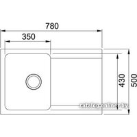 Кухонная мойка Franke Orion OID 611-78 114.0443.360 (белый) - Изображение №2 — Chaika Market