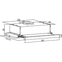 Кухонная вытяжка Schtoff TF-5260 GBK (черный) - Изображение №2 — Chaika Market