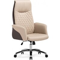 Офисное кресло Woodville Avrora (бежевый/коричневый) — Chaika Market