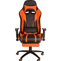 Игровое (геймерское) кресло Меб-ФФ MFG-6016 (черный/оранжевый) - Изображение №2 — Chaika Market