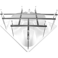 Ванна Triton Сабина 160x160 (с каркасом, экраном и сифоном) - Изображение №4 — Chaika Market