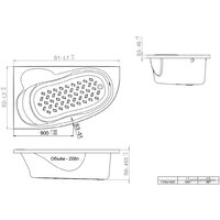 Ванна Triton Изабель гидромассажная 170x100L Базовая - Изображение №3 — Chaika Market